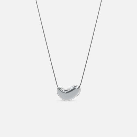 Pebble Necklace - Silver