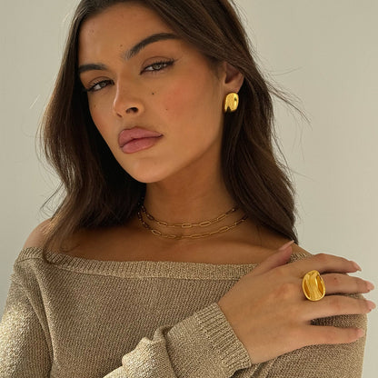 Mirror Ring Gold