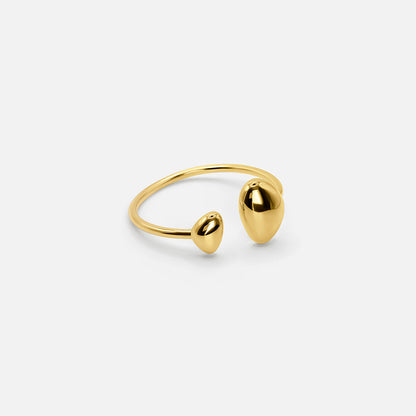 Oval Irregular Open Bracelet