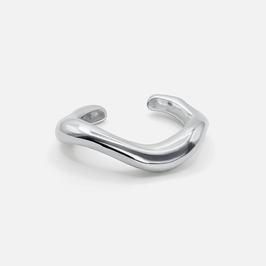 Sculptural Open Bracelet