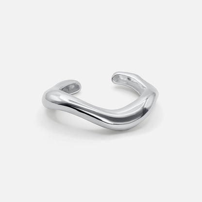 Sculptural Open Bracelet