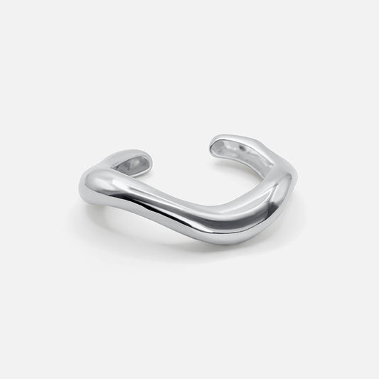Sculptural Open Bracelet