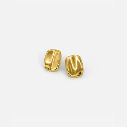 Rectangular Studs Gold