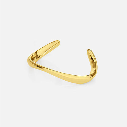Contour Cuff Bracelet - Gold