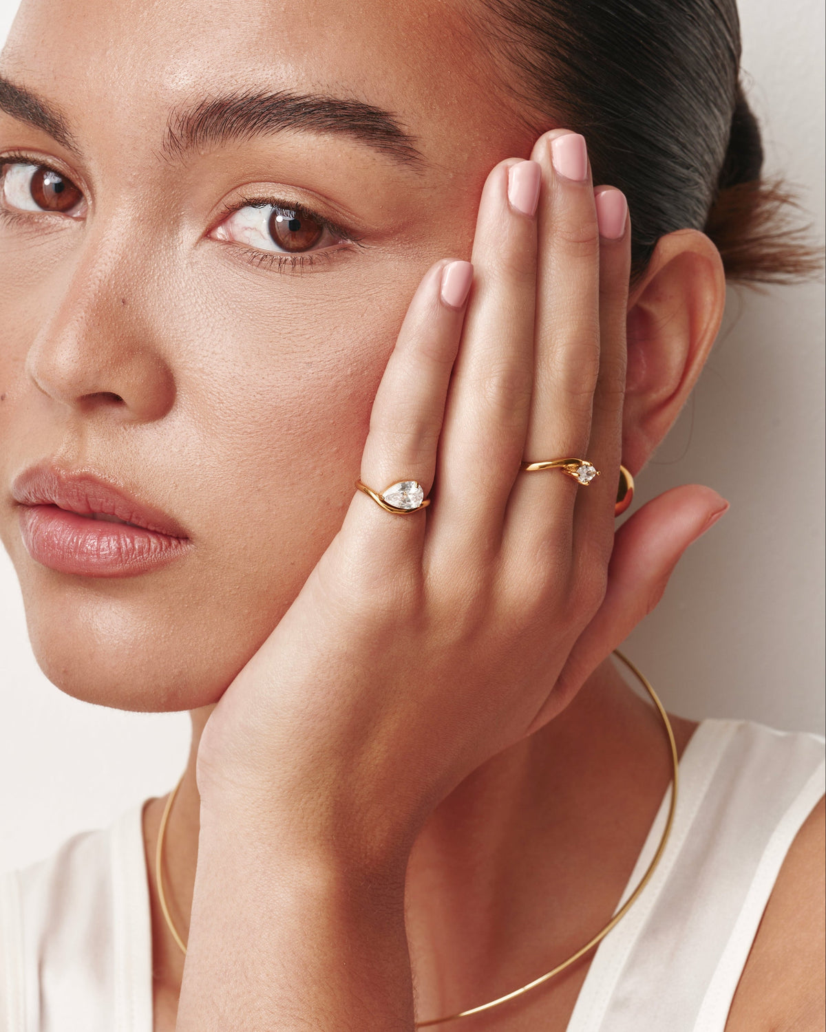 Pear Cut Birthstone Ring