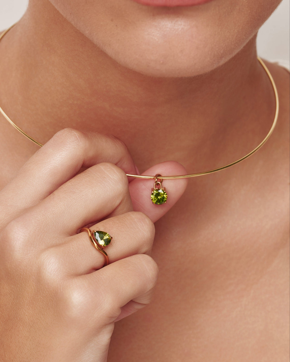 Birthstone Collar Necklace