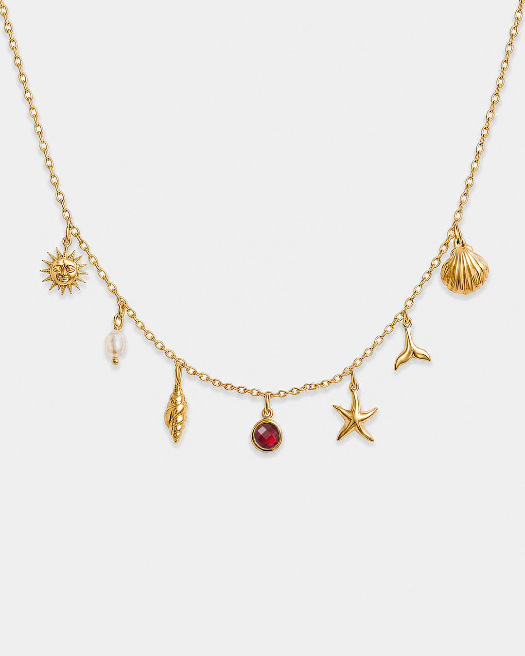 Ocean Birthstone Necklace