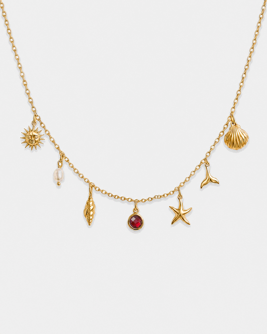 Ocean Birthstone Necklace