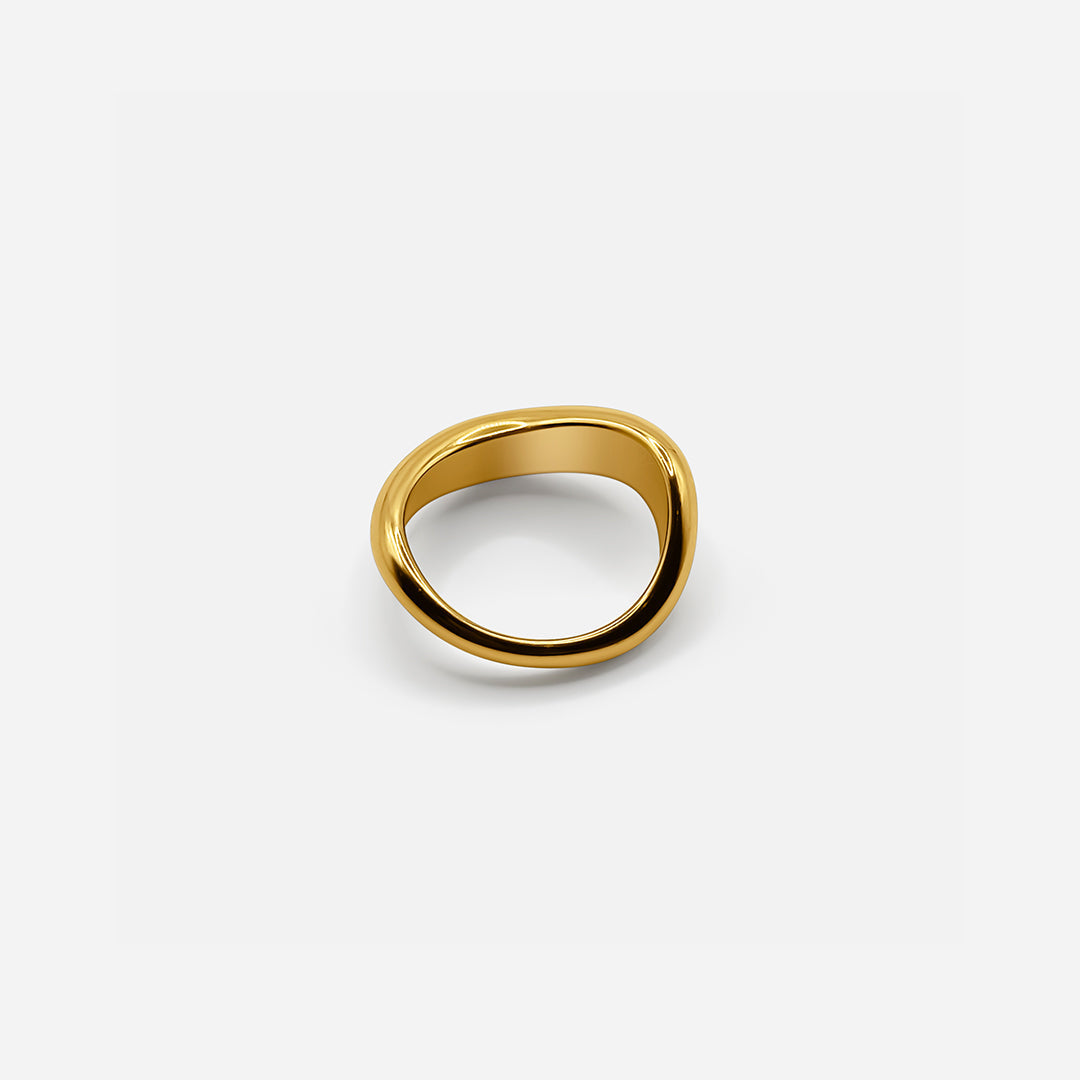 Curved Ring - Gold