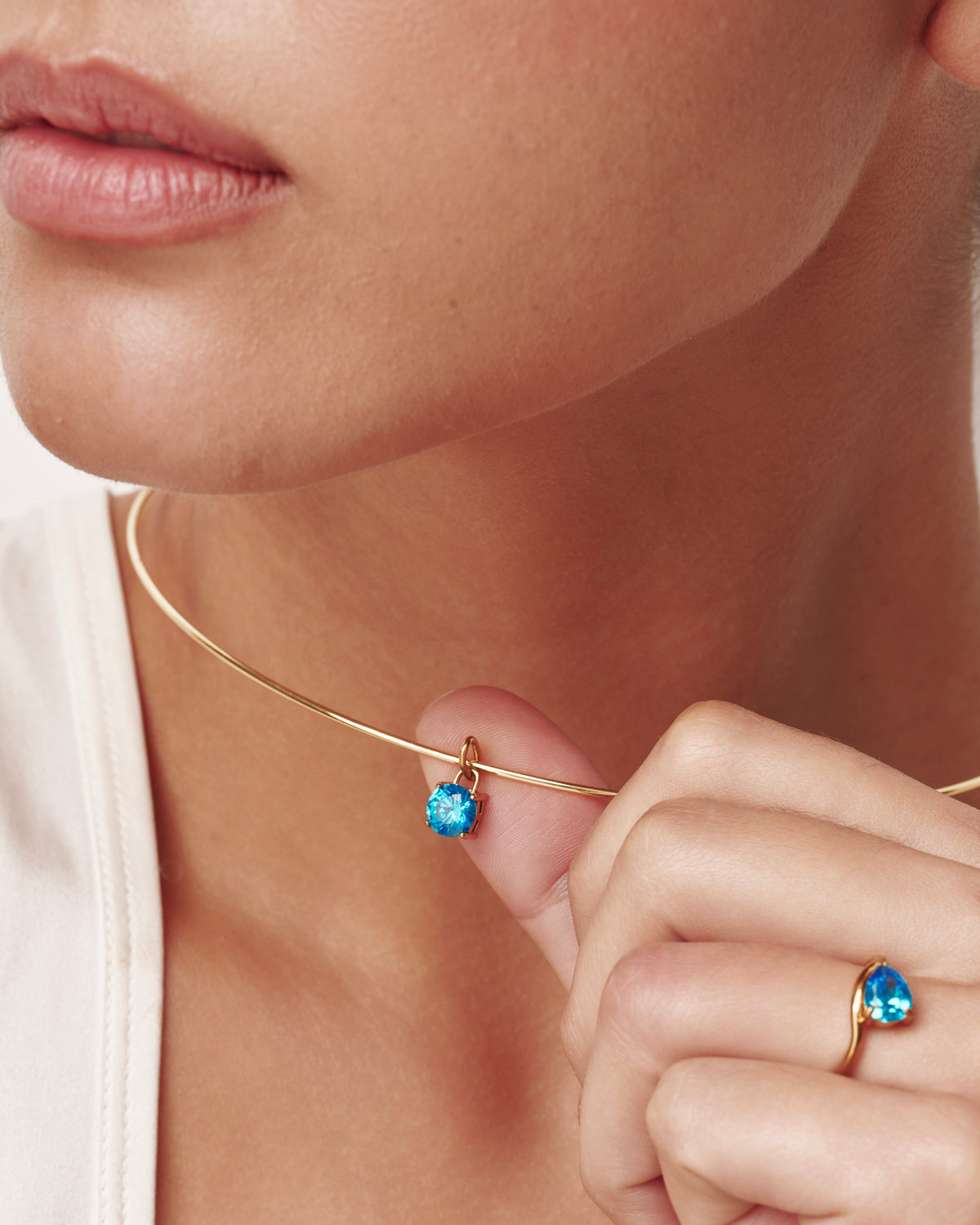 Birthstone Collar Necklace