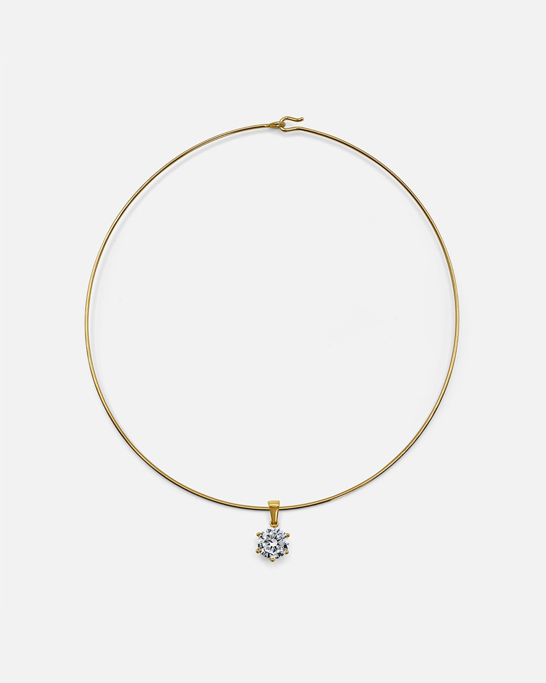 Round Cut Collar Necklace