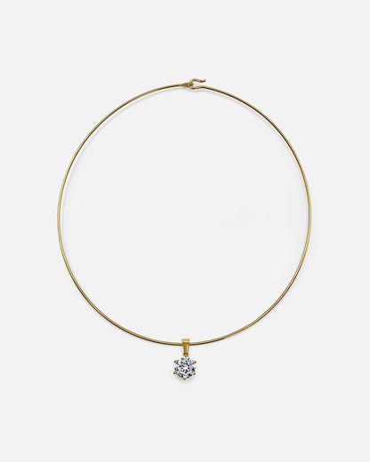 Round Cut Collar Necklace
