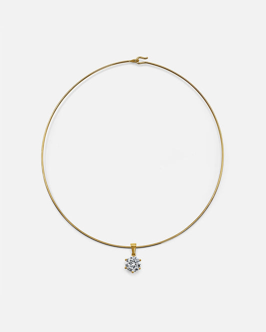 Round Cut Collar Necklace