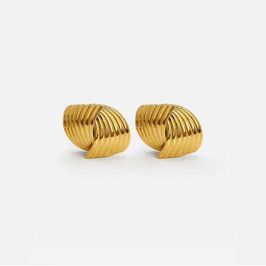Twist Earrings - Gold