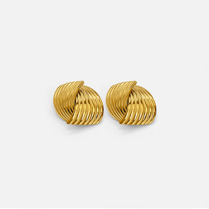 Twist Earrings - Gold