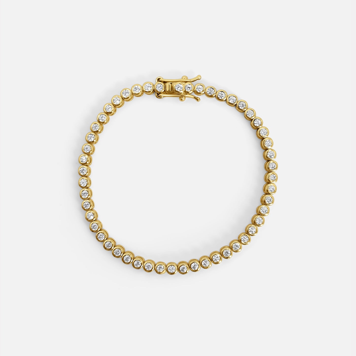 Round Tennis Bracelet