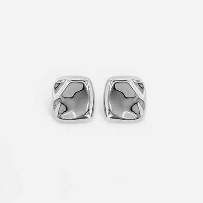 Molten Earring - Silver