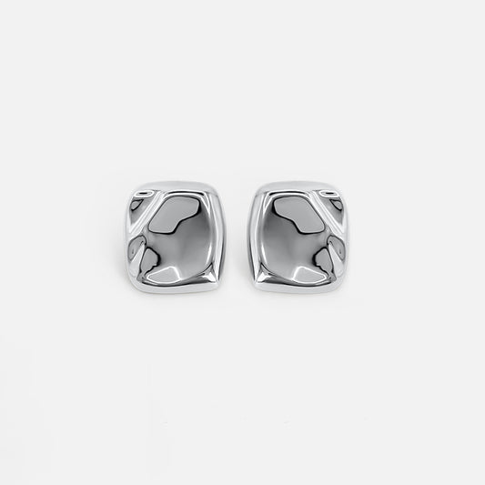 Molten Earring - Silver