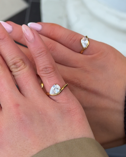 Pear Cut Ring