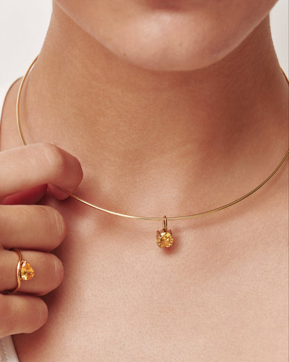 Birthstone Collar Necklace