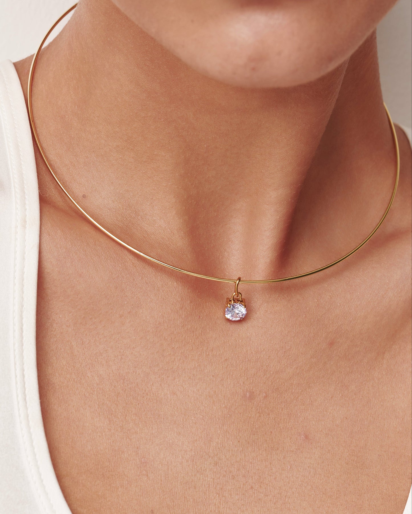 Birthstone Collar Necklace