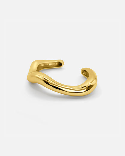 Sculptural Open Bracelet