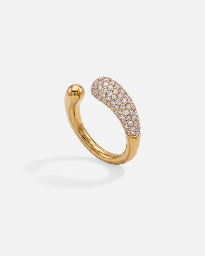 Pavé adjustable ring