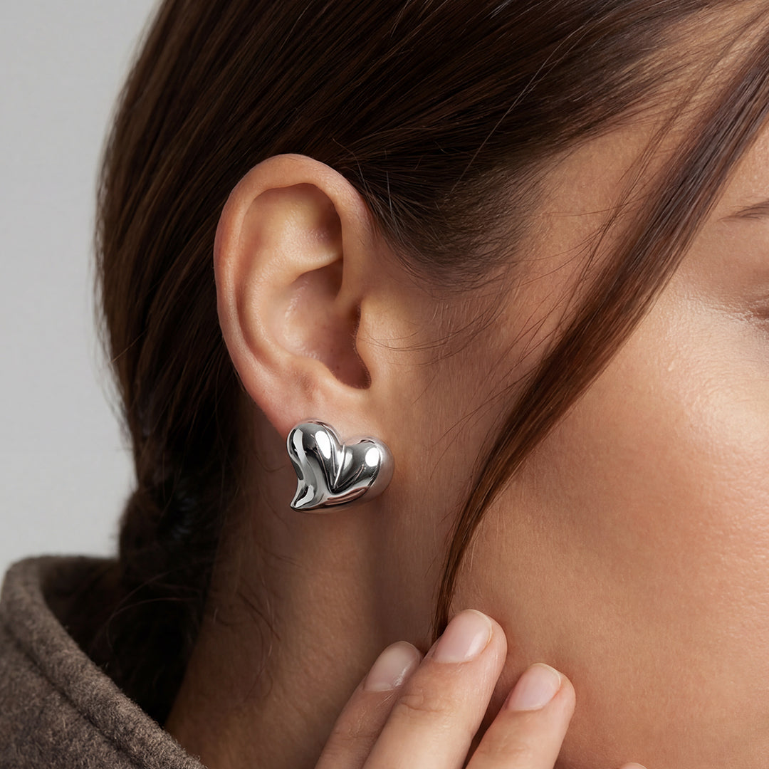 Lover Earrings - Silver