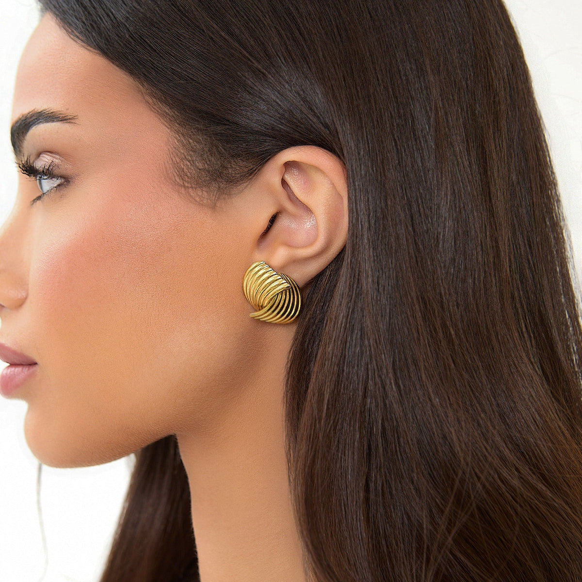 Twist Earrings - Gold