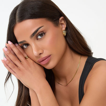 Twist Earrings - Gold