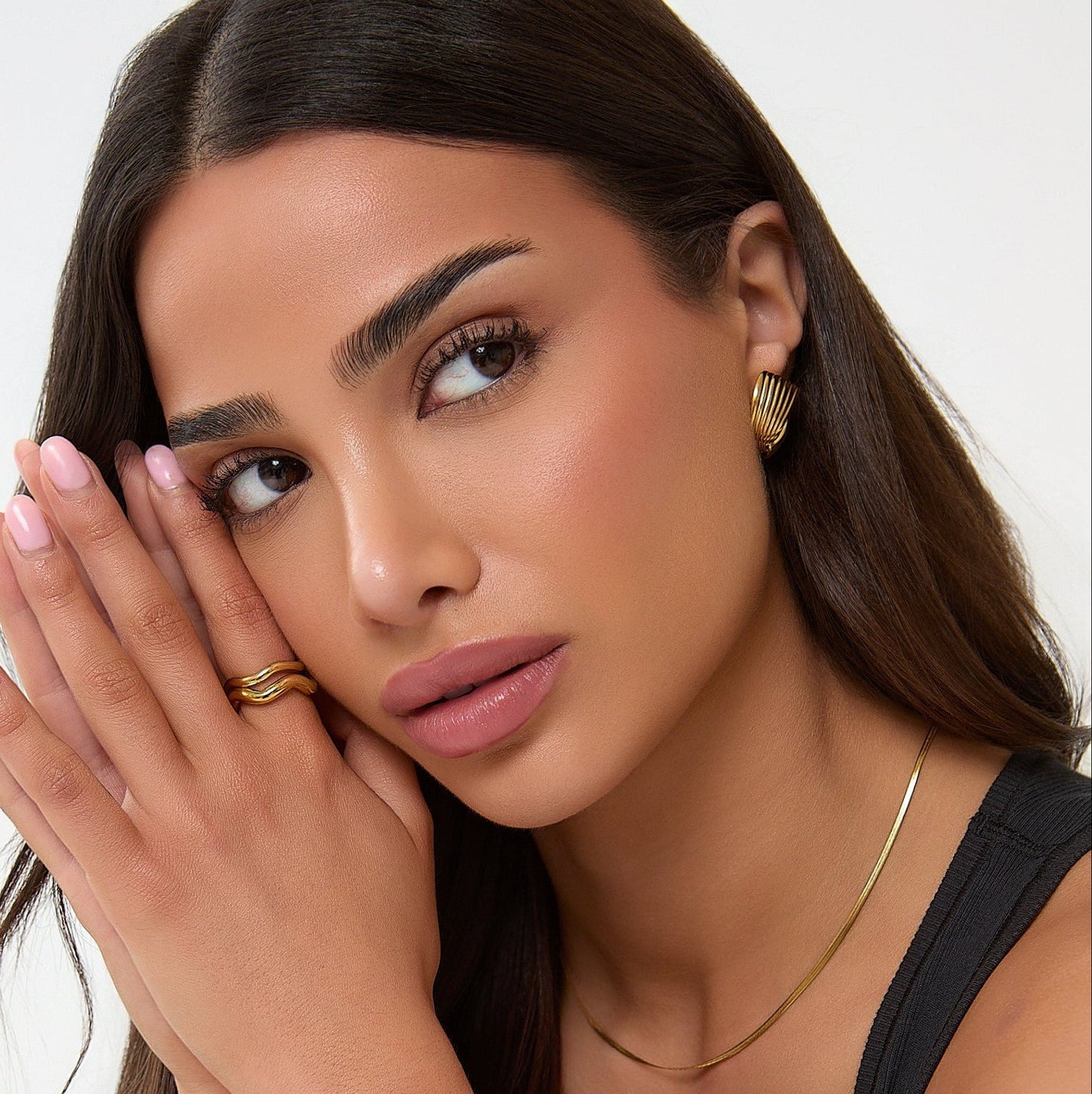 Twist Earrings - Gold