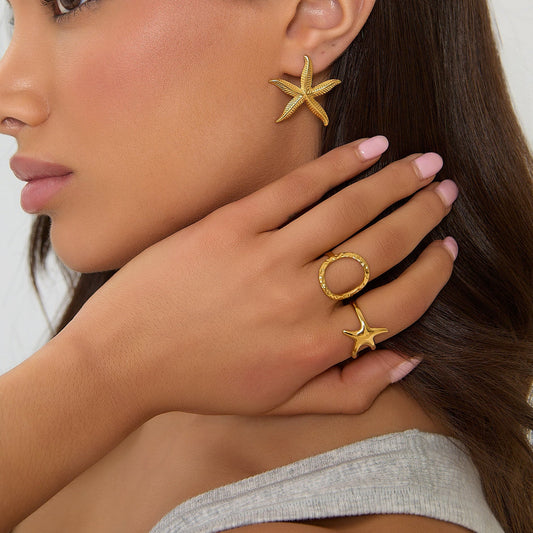 Adjustable Sea Star Ring