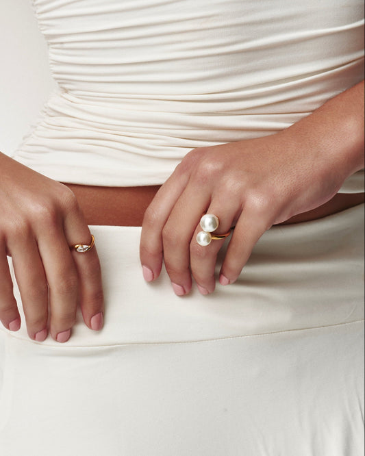 Wrap Pearl Ring