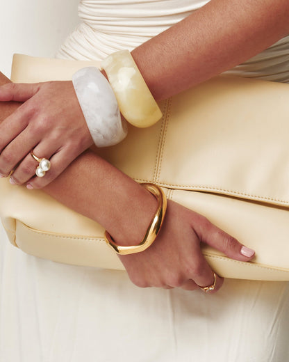 Sculptural Open Bracelet