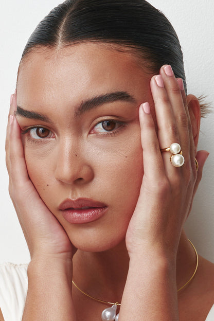 Wrap Pearl Ring