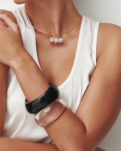 Clear Sculpt Bangle