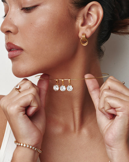 Round Cut Collar Necklace