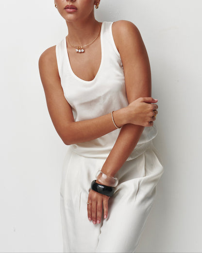 Clear Sculpt Bangle