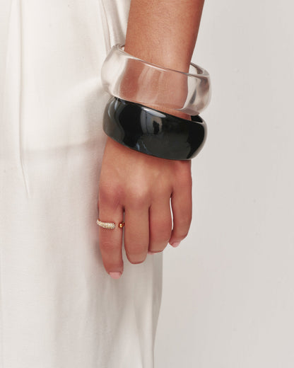 Pavé adjustable ring