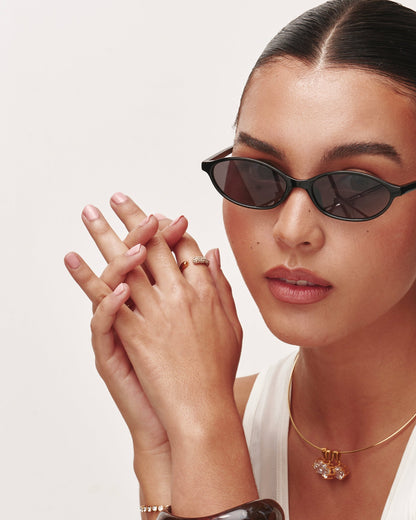 Pavé adjustable ring