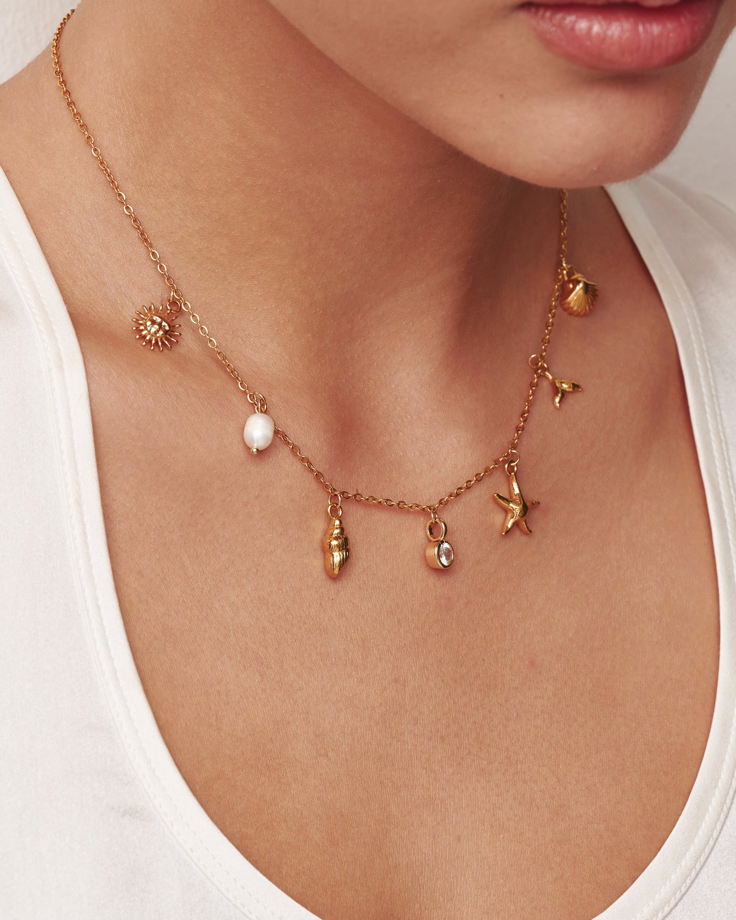 Ocean Birthstone Necklace