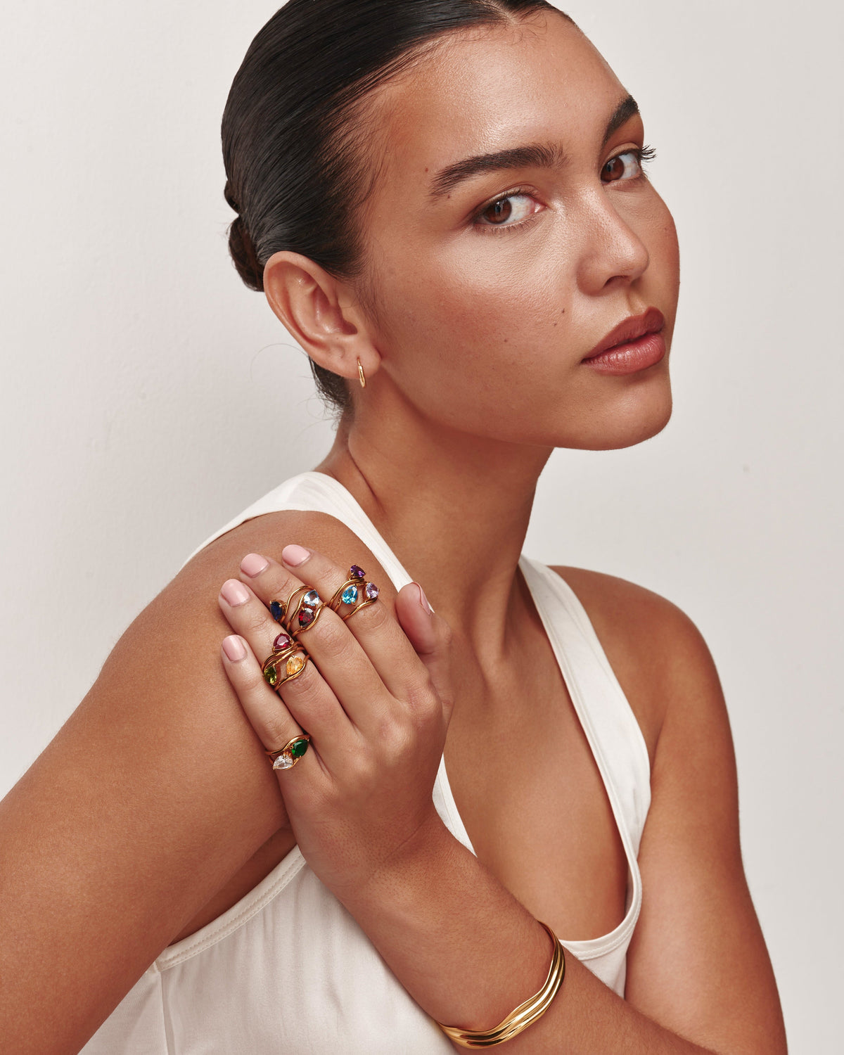 Pear Cut Birthstone Ring
