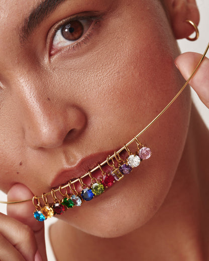 Birthstone Collar Necklace