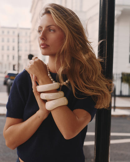 Latte Rounded Bangle