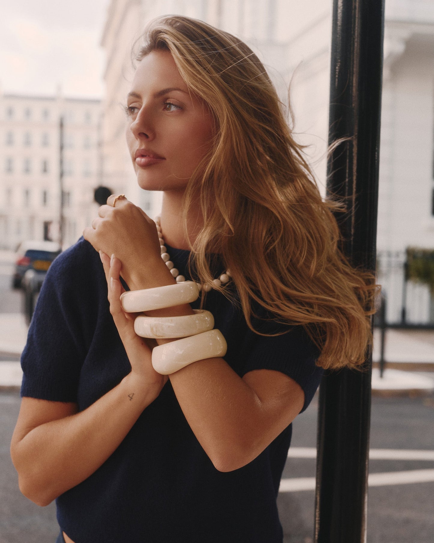 Almond Sculpt Bangle