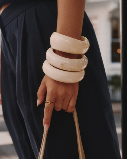 Latte Rounded Bangle