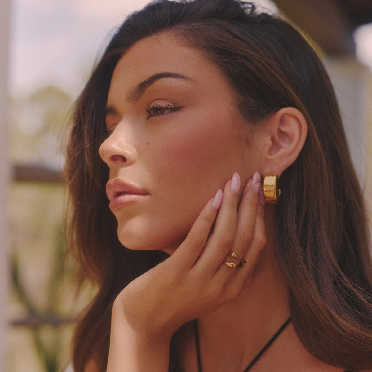 Vintage Hoop Earring