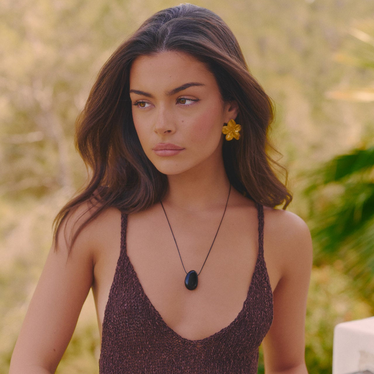 Flower Earrings Gold