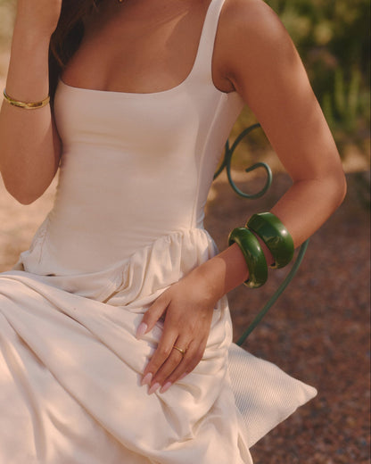 Avocado Sculpt Bangle
