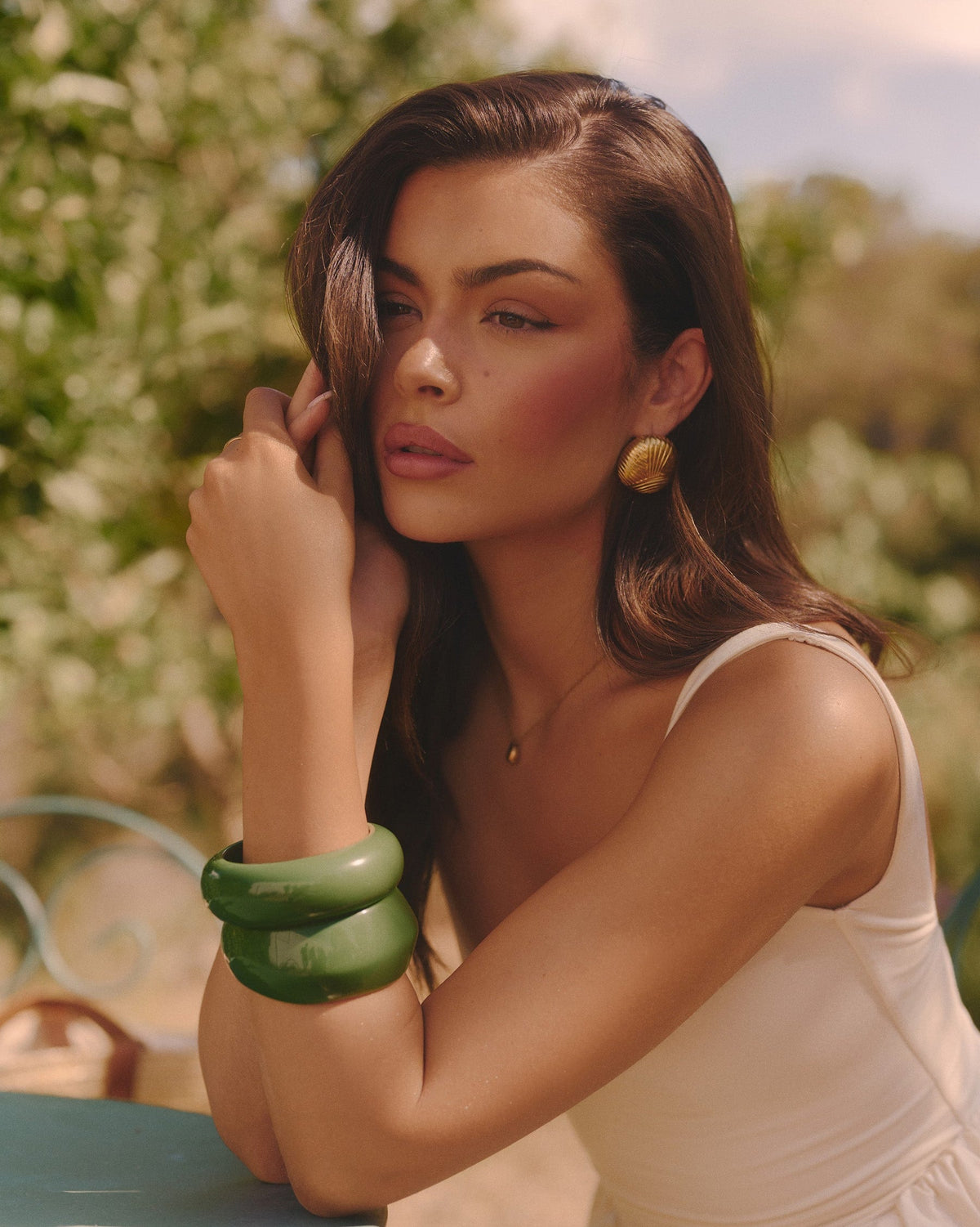 Avocado Sculpt Bangle